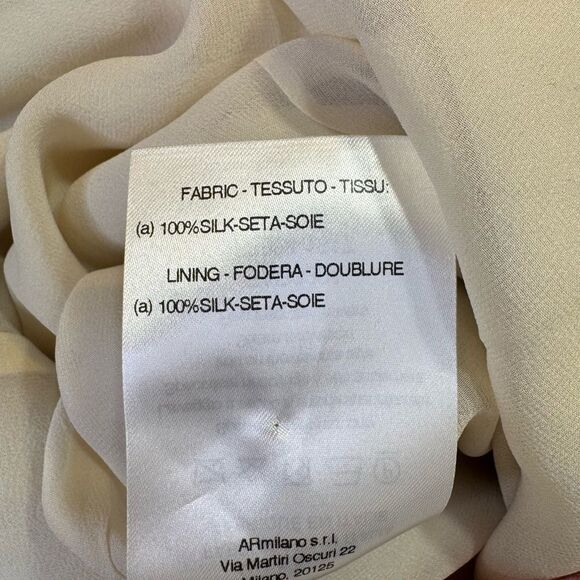 NEW Alessandra Rich Floral Silk Georgette Bustier Mini Dress Antique Rose Size 4 - Picture 13 of 14